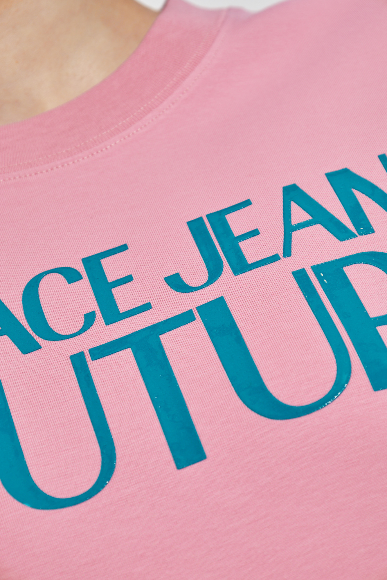 【関税&送料込】Versace Jeans Couture Sweatshirt Dress With Baroque Buckle Sweatshirt Dress Black,Print | VERSACE CA